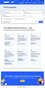 Endeavor Health Find a Doctor - Full Page Screenshot